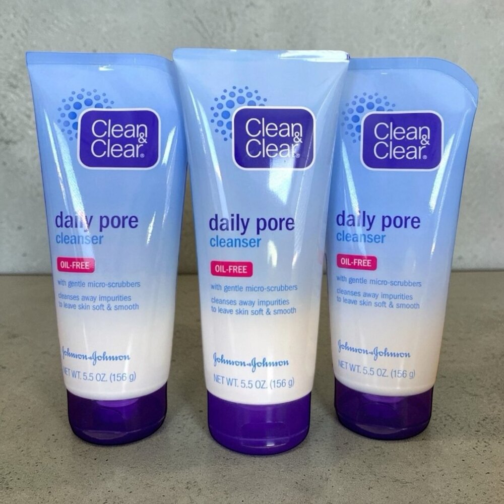 Clean & Clear Daily Pore Cleanser - 3 Pack